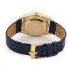 Reloj unisex rolex day date oro y piel y esfera azul, una pieza clásica de lujo para quienes buscan elegancia y distinción.