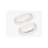 Alianzas oro blanco AL006, diseño elegante y atemporal.