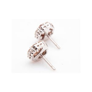 PENDIENTES ORO BLANCO CON DIAMANTES