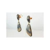 Pendientes zafiros multicolor diamantes Lascas ideales para un look sofisticado y lleno de estilo.
