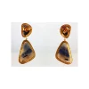 Pendientes zafiros multicolor diamantes Lascas ideales para un look sofisticado y lleno de estilo.