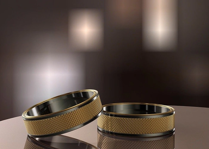 Anillo de platino Cartier en fondo elegante, símbolo de lujo y exclusividad