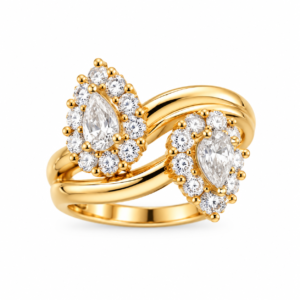 Sortija de Diamantes 1 ct en Oro Amarillo 18K