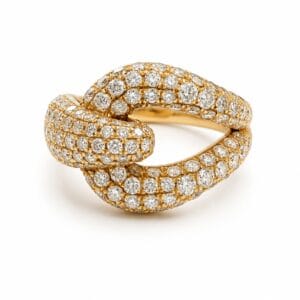 SORTIJA ORO AMARILLO 14KT CON 137 DIAMANTES