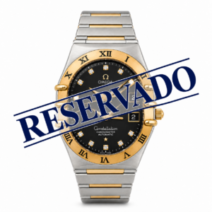 Omega Constellation 1301.60.00 Acero y Oro Rosa con Diamantes