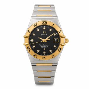 Omega Constellation 1301.60.00 Acero y Oro Rosa con Diamantes