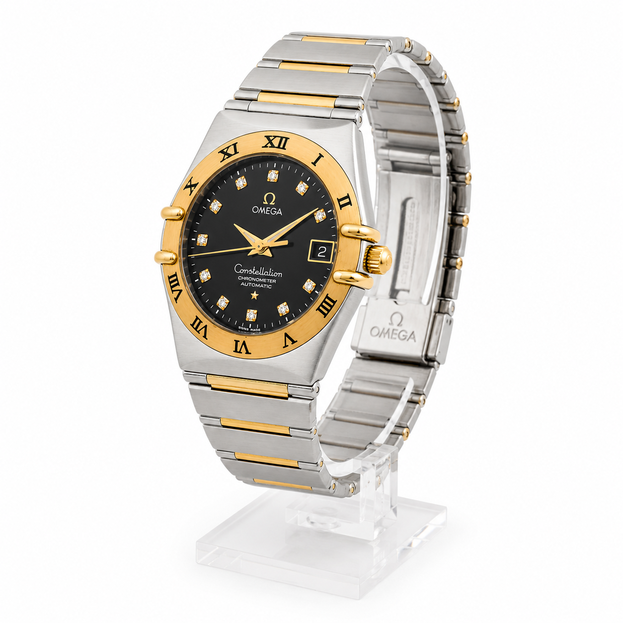Omega Constellation 1301.60.00 Acero y Oro Rosa con Diamantes Omega Constellation 1301.60.00 Acero y Oro Rosa con Diamantes - Imagen 4