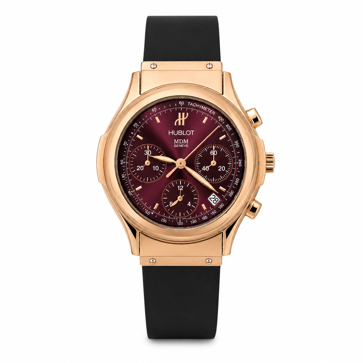 Hublot MDM 1810 Oro Rosa 18K Cronógrafo Automático Hublot MDM 1810 Oro Rosa 18K Cronógrafo Automático