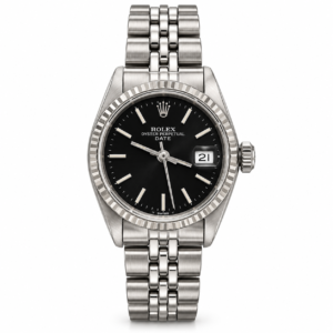 Rolex Oyster Perpetual Date 6517 Vintage Bisel Oro Blanco 14Kt